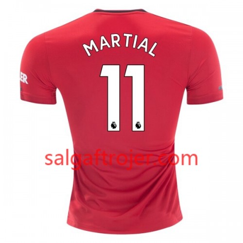 Manchester United Fodboldtrøjer Anthony Martial 11 Hjemmebanesæt 2019/20 Kort ærmer Manchester United Fodboldtrøjer Anthony Martial 11 Hjemmebanesæt 2019/20 Kort ærmer
